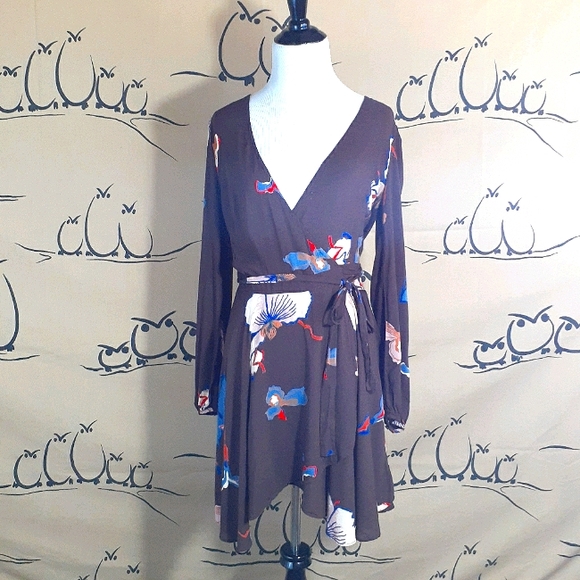 Urban Outfitters Ecote Wrap Mini Dress
